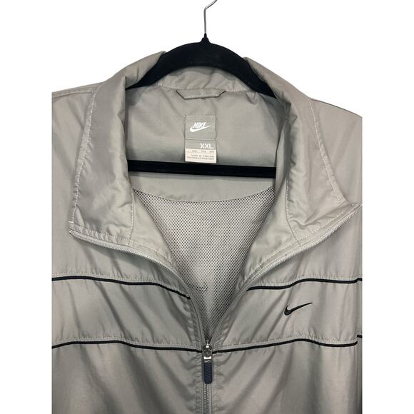 Men’s Nike Windbreaker--Grey & Black--Size XXL - Picture 2 of 4